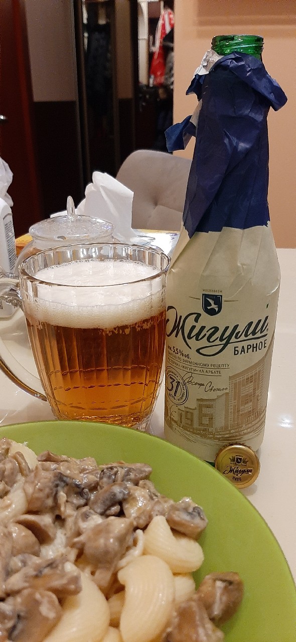 Zhiguli Barnoe Nepasterizovannoe / Жигули Барное Непастеризованное, Russia