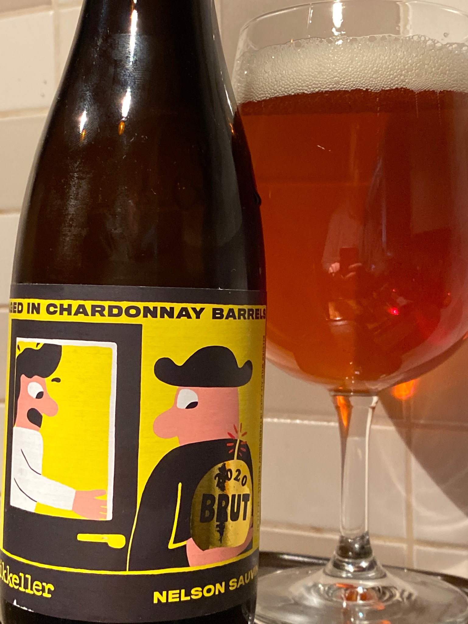 Nelson Sauvin Brut Chardonnay BA (2020), Denmark