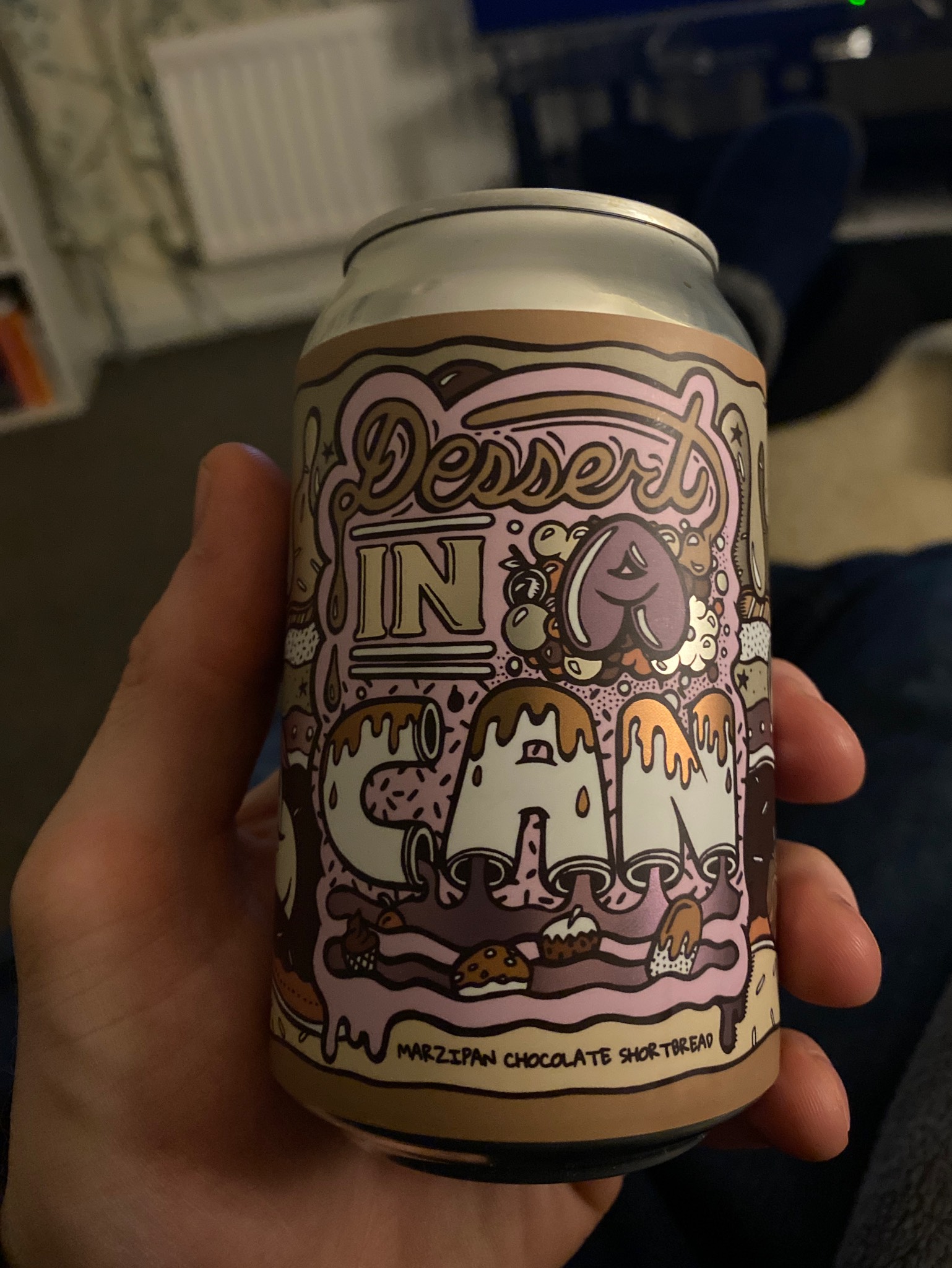 Dessert In A Can - Marzipan Chocolate Shortbread, Norway