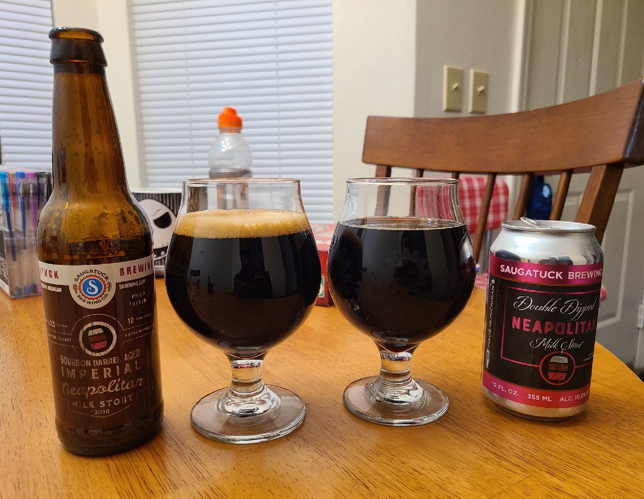 Bourbon Barrel Aged Imperial Neapolitan Milk Stout, United States