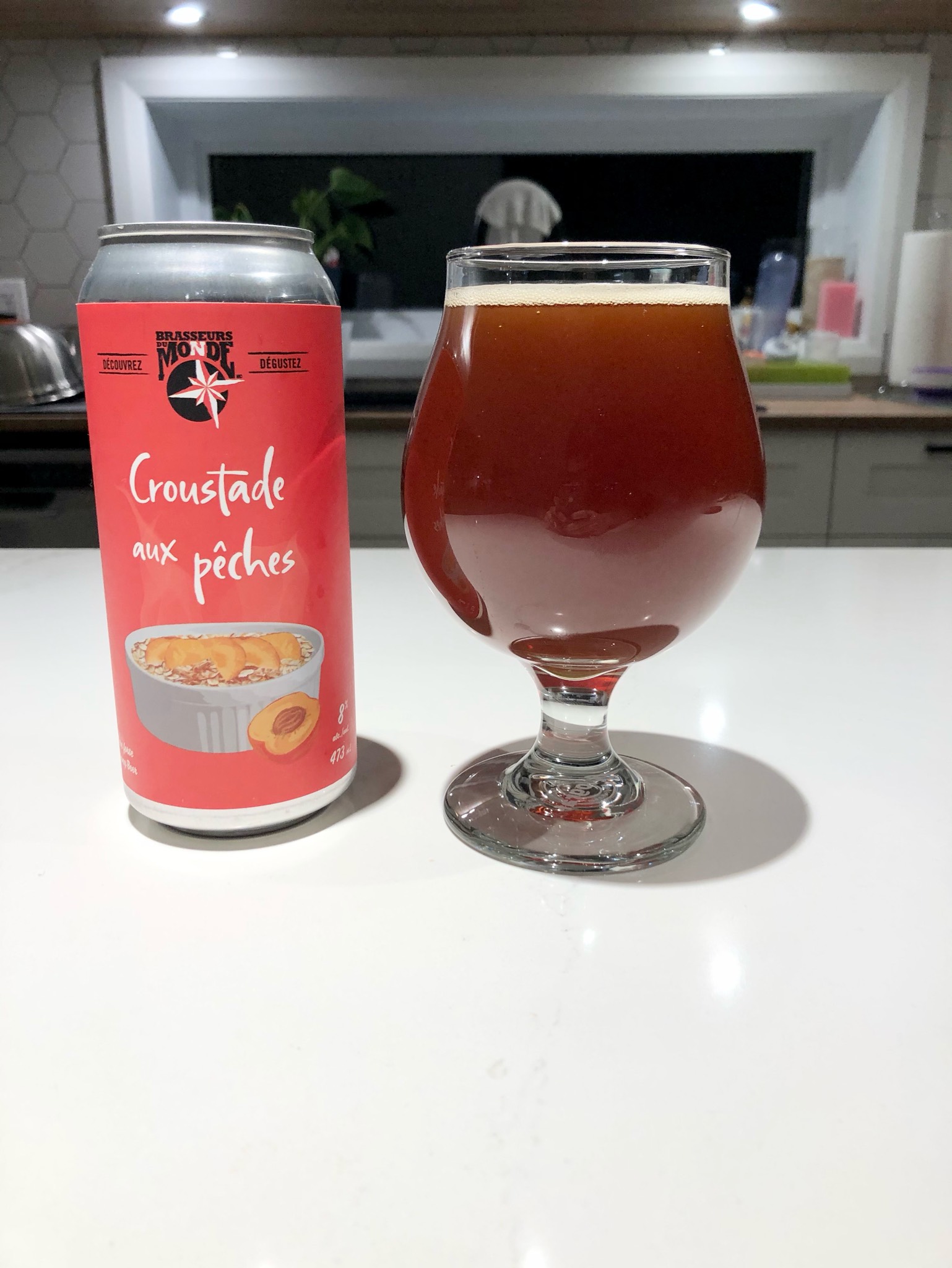 Croustade aux pêches, Canada