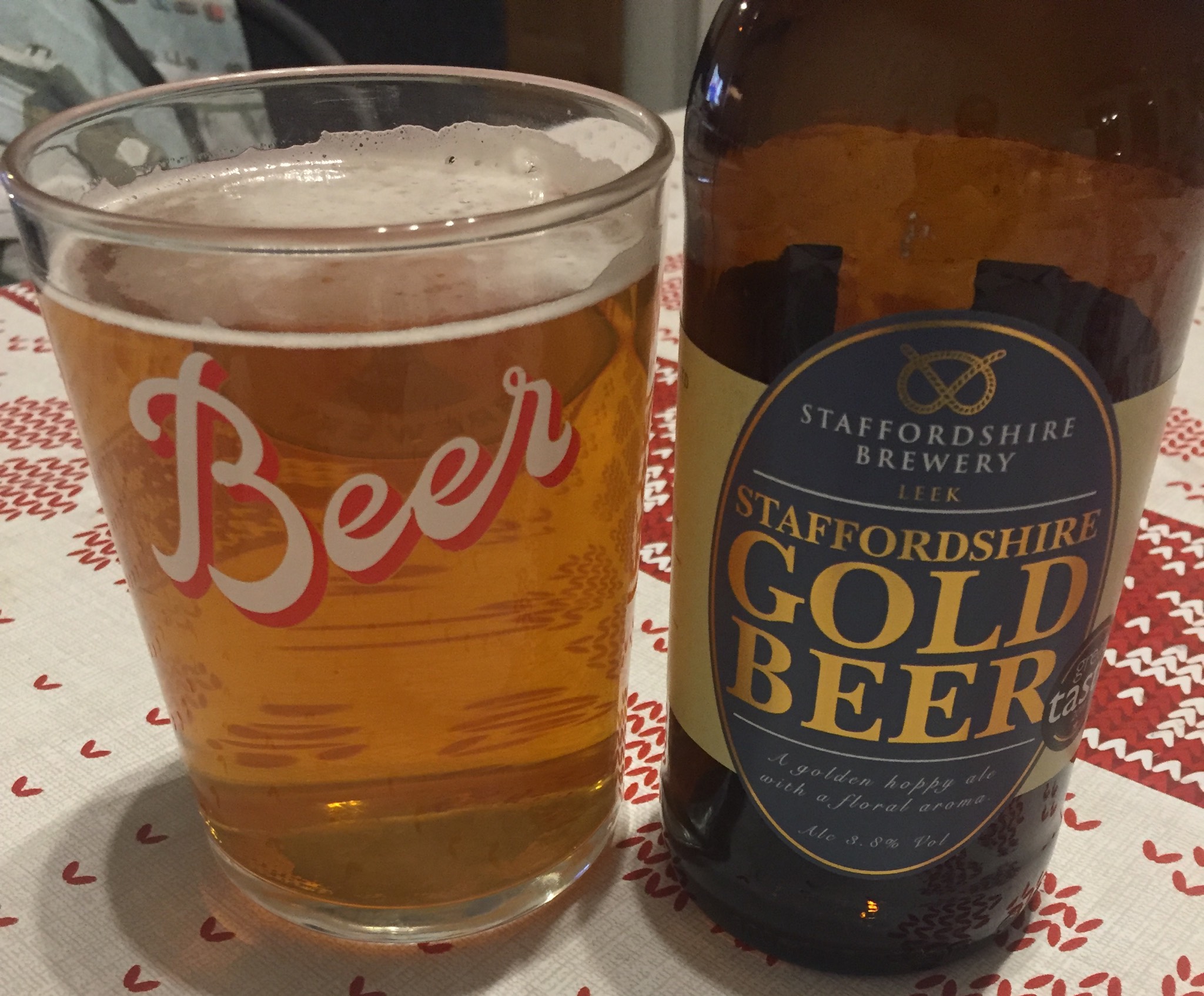 Staffordshire Gold Beer, England