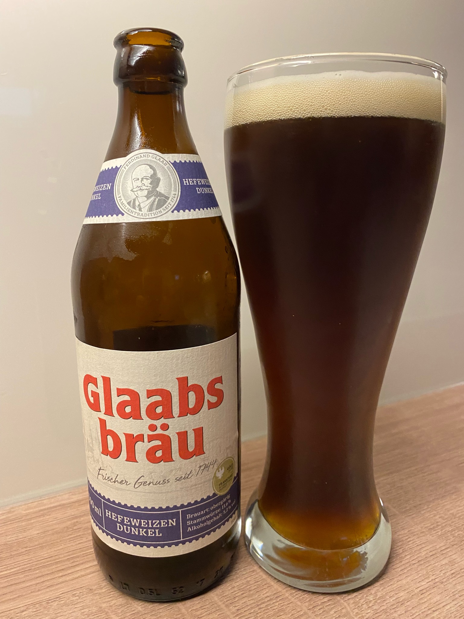 Glaabsbräu Hefeweizen Dunkel, Germany