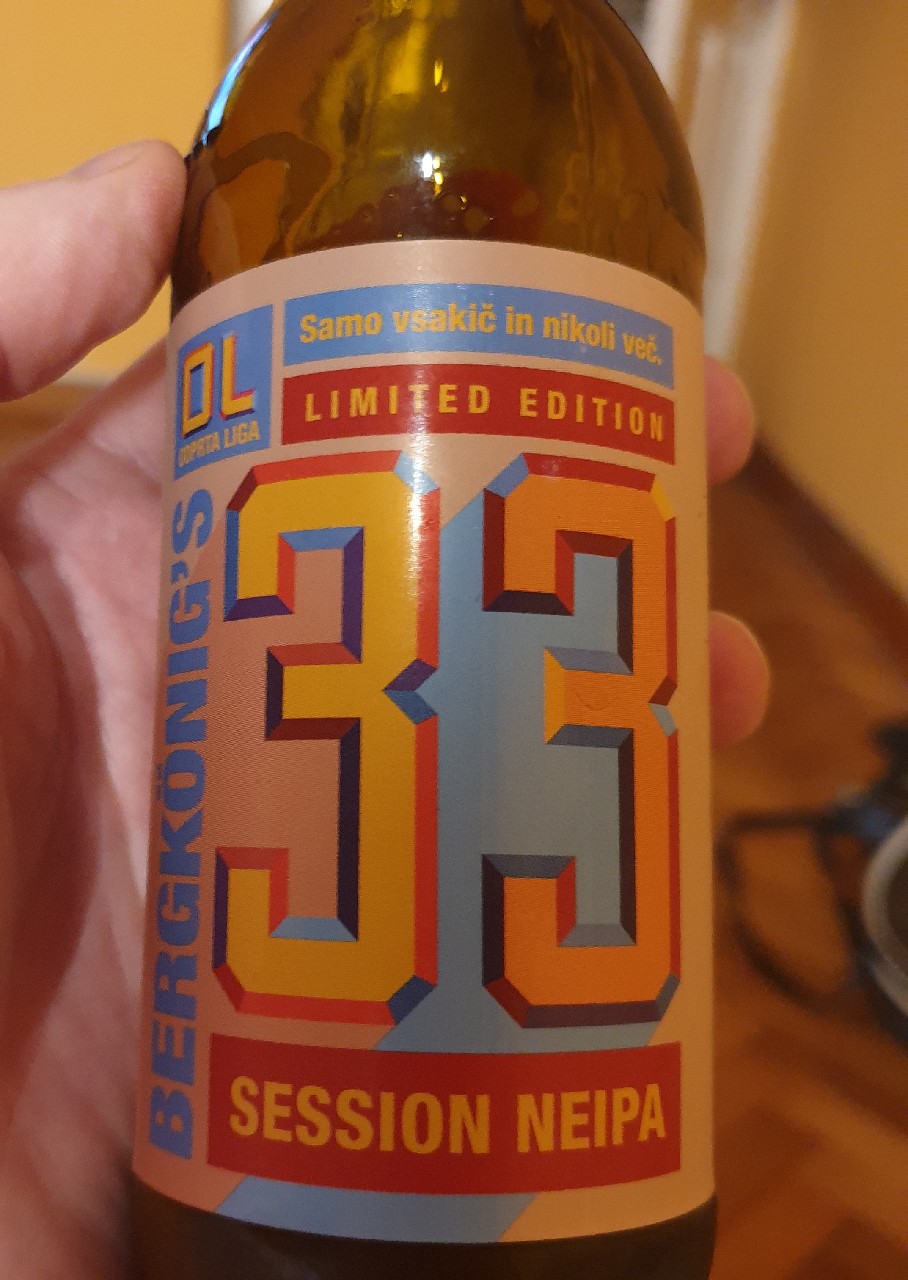 33 session neipa, Slovenia