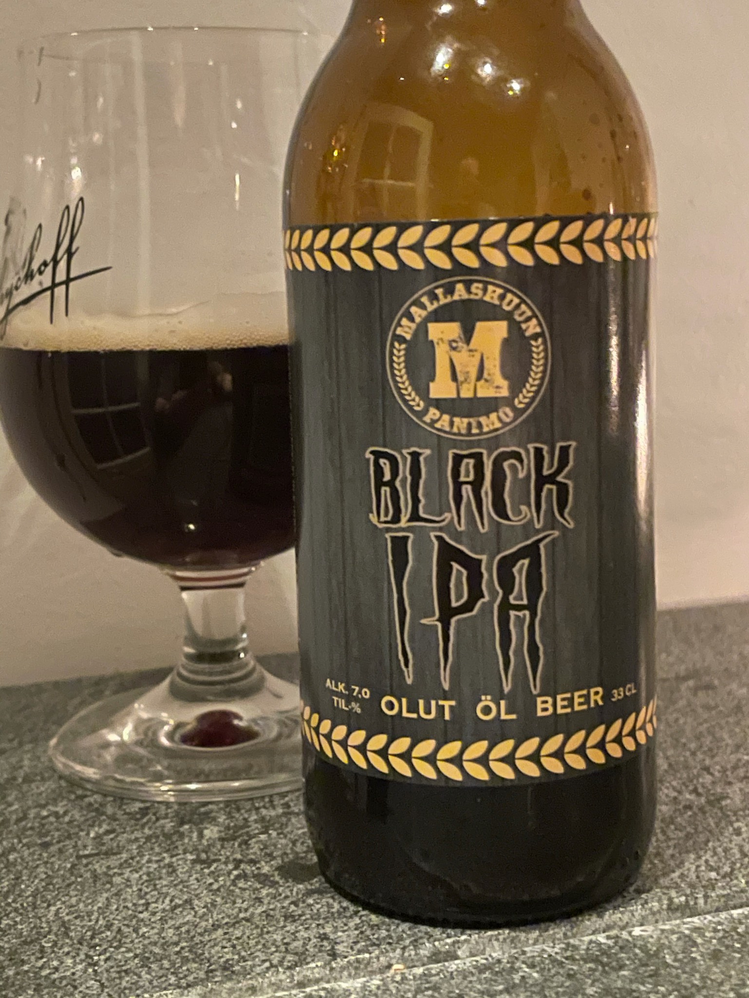 Mallaskuun Black IPA, Finland
