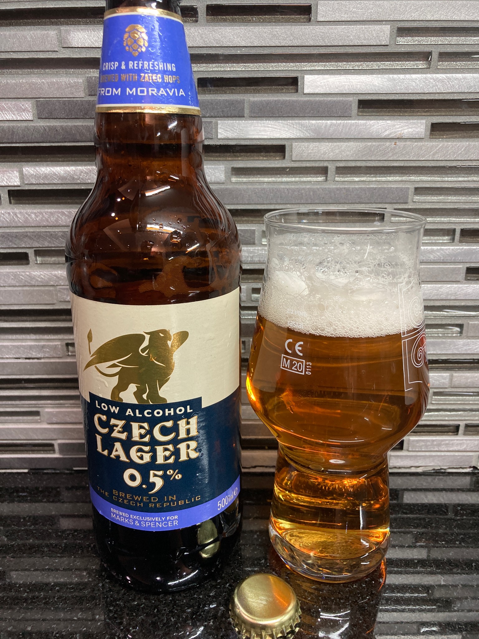 Marks & Spencer Low Alcohol Czech Lager, England