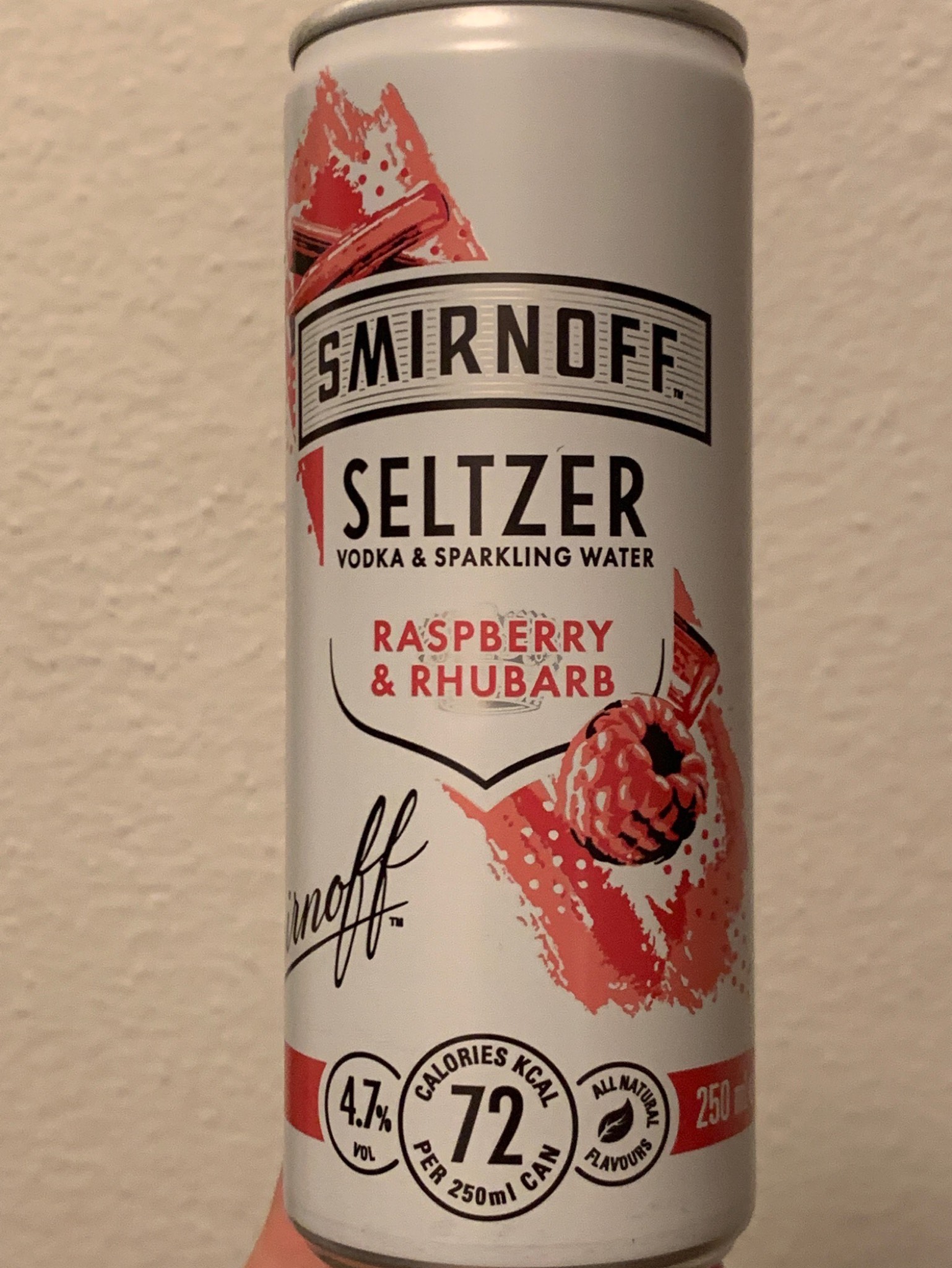 Smirnoff Seltzer Rasberry & Rhubarb, Russia