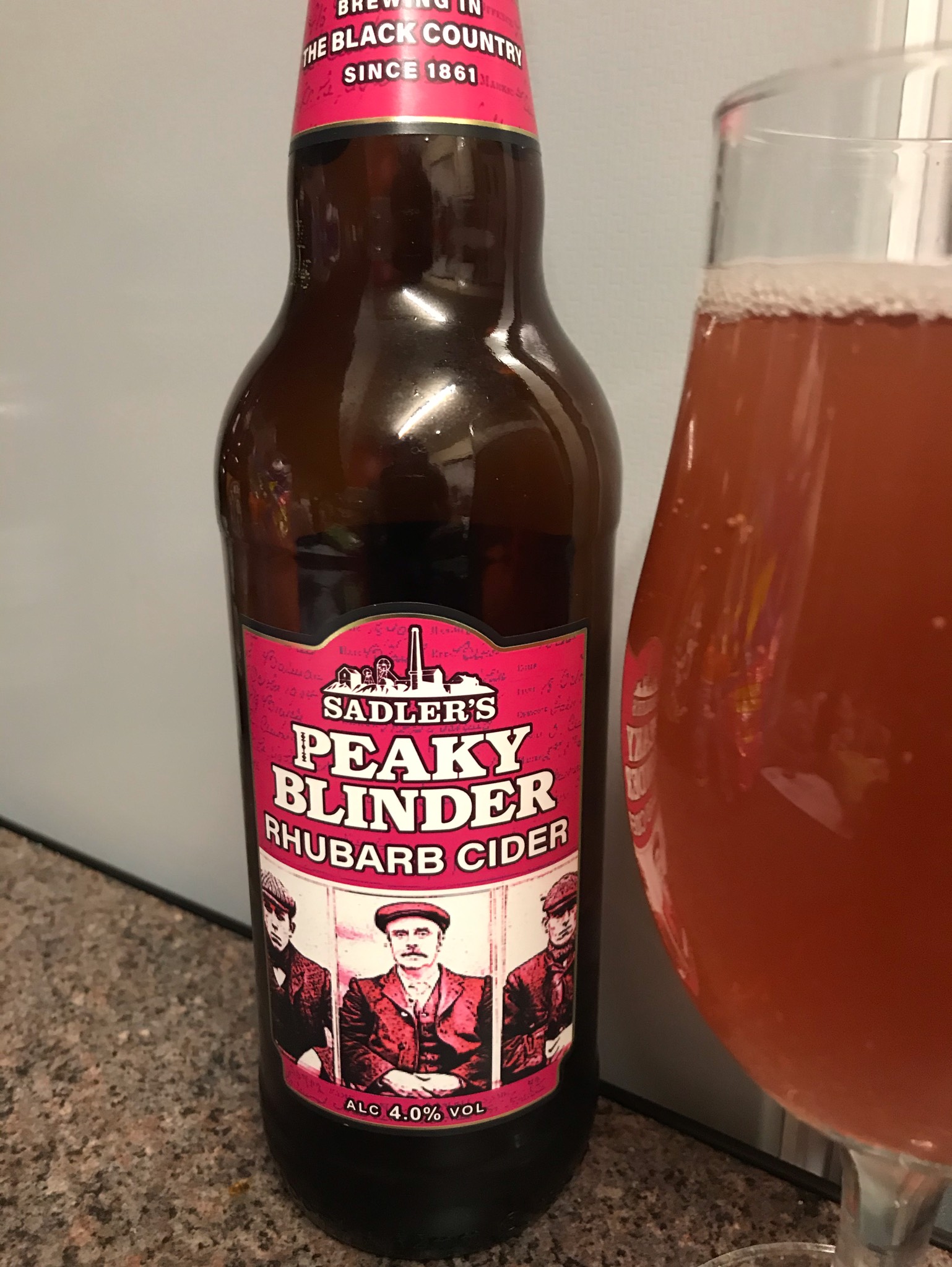 Peaky Blinder Rhubarb Cider, England