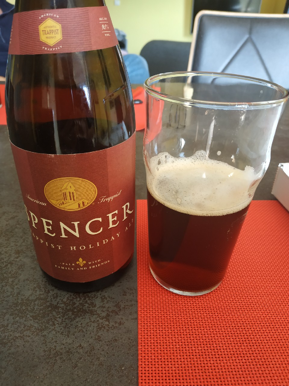 Spencer Trappist Holiday Ale, United States