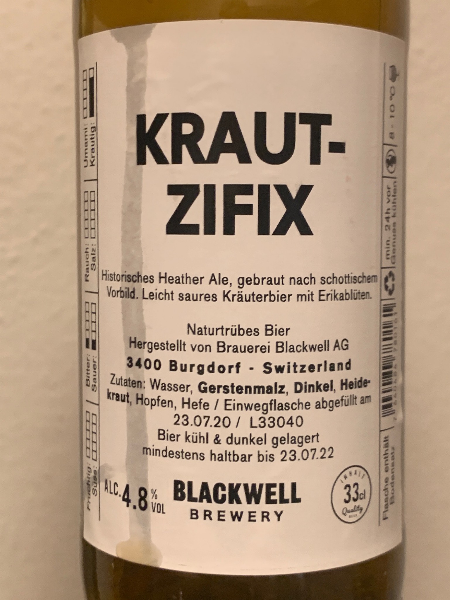 Kraut-Zifix, Switzerland