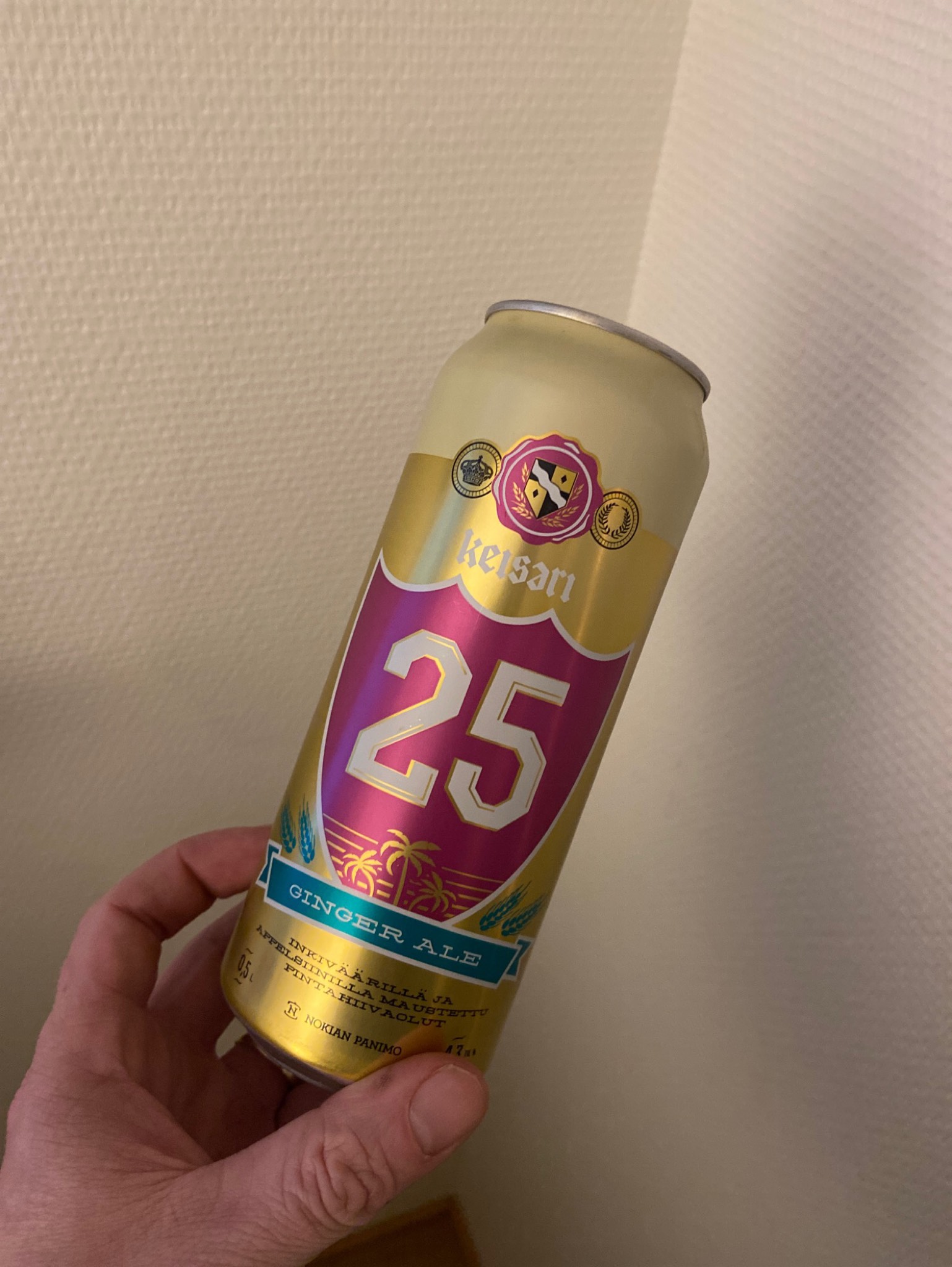 Keisari 25 Ginger Ale, Finland