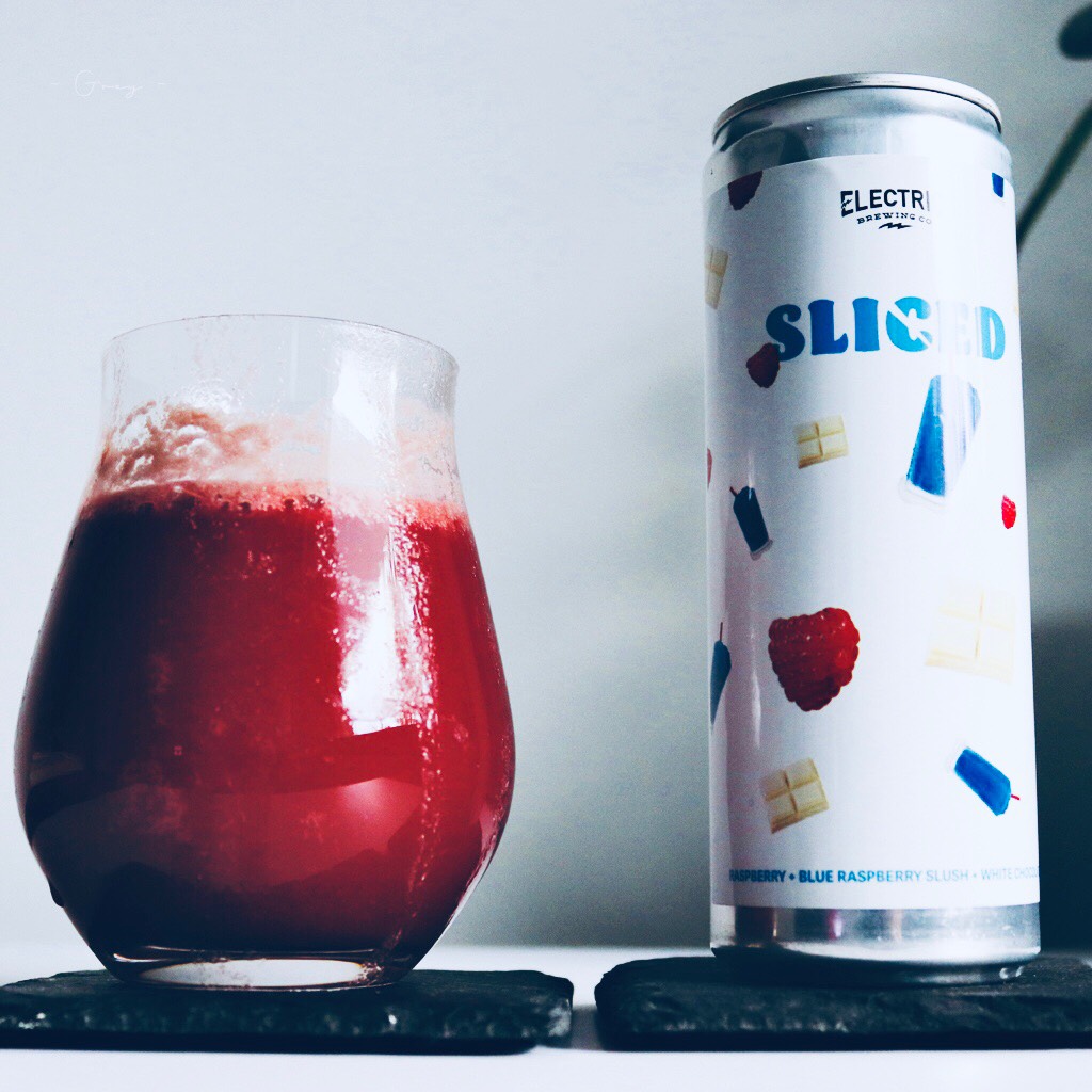 Sliced: Raspberry + Blue Raspberry Slush + White Chocolate, United States