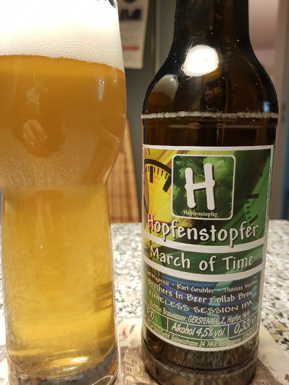 hopfen stopfer march on Time, Germany