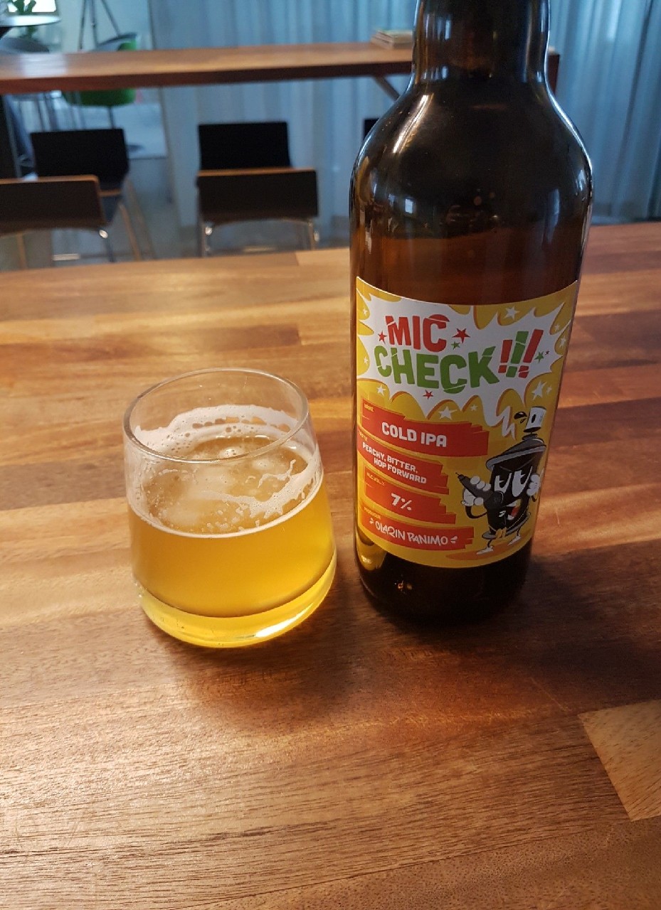 Mic Check!!! Cold IPA, Finland