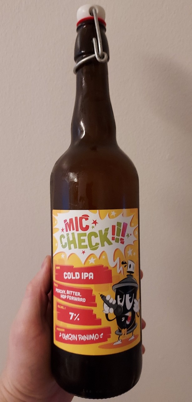 Mic Check!!! Cold IPA, Finland