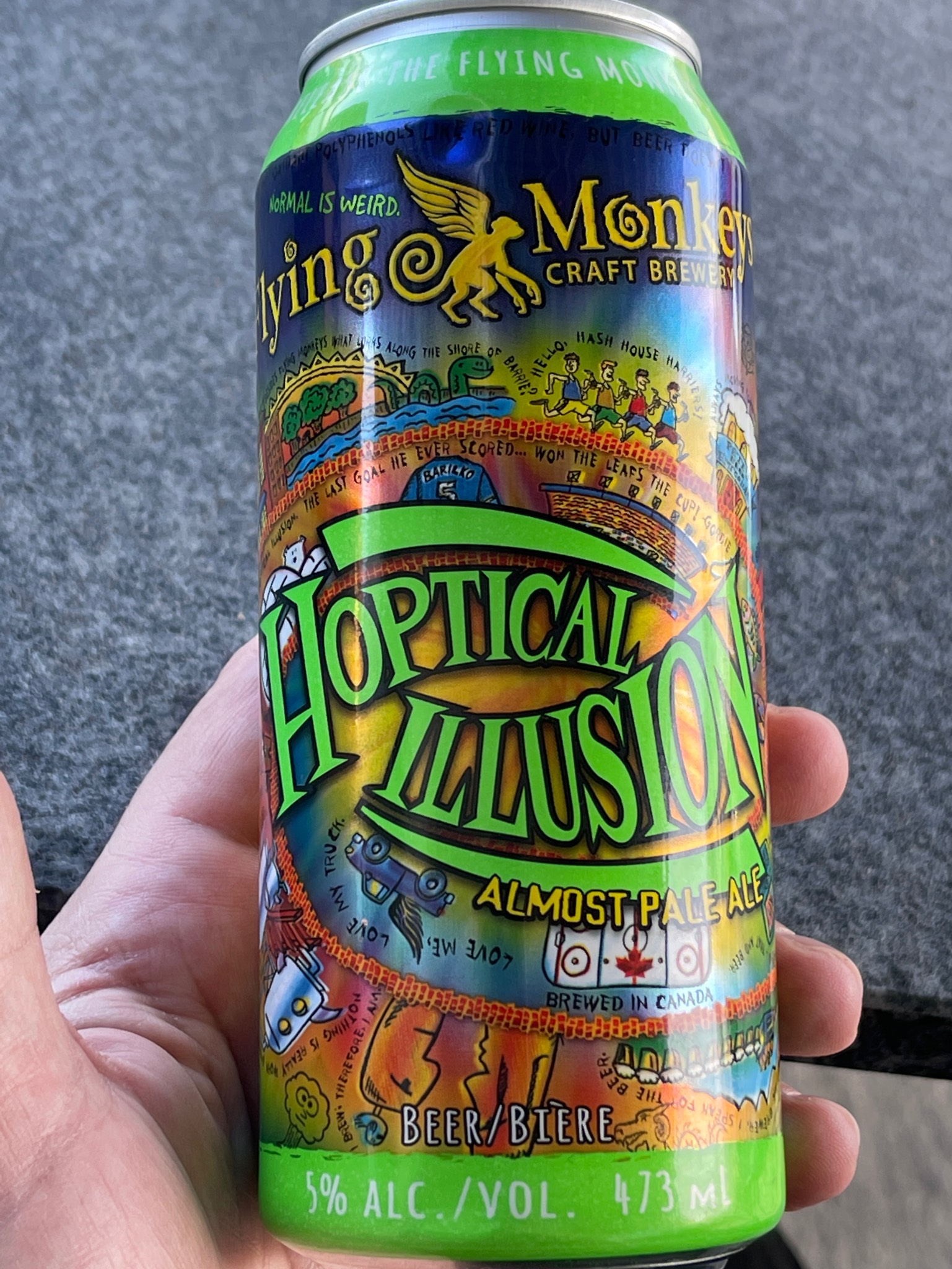 Hoptical Illusion, Canada