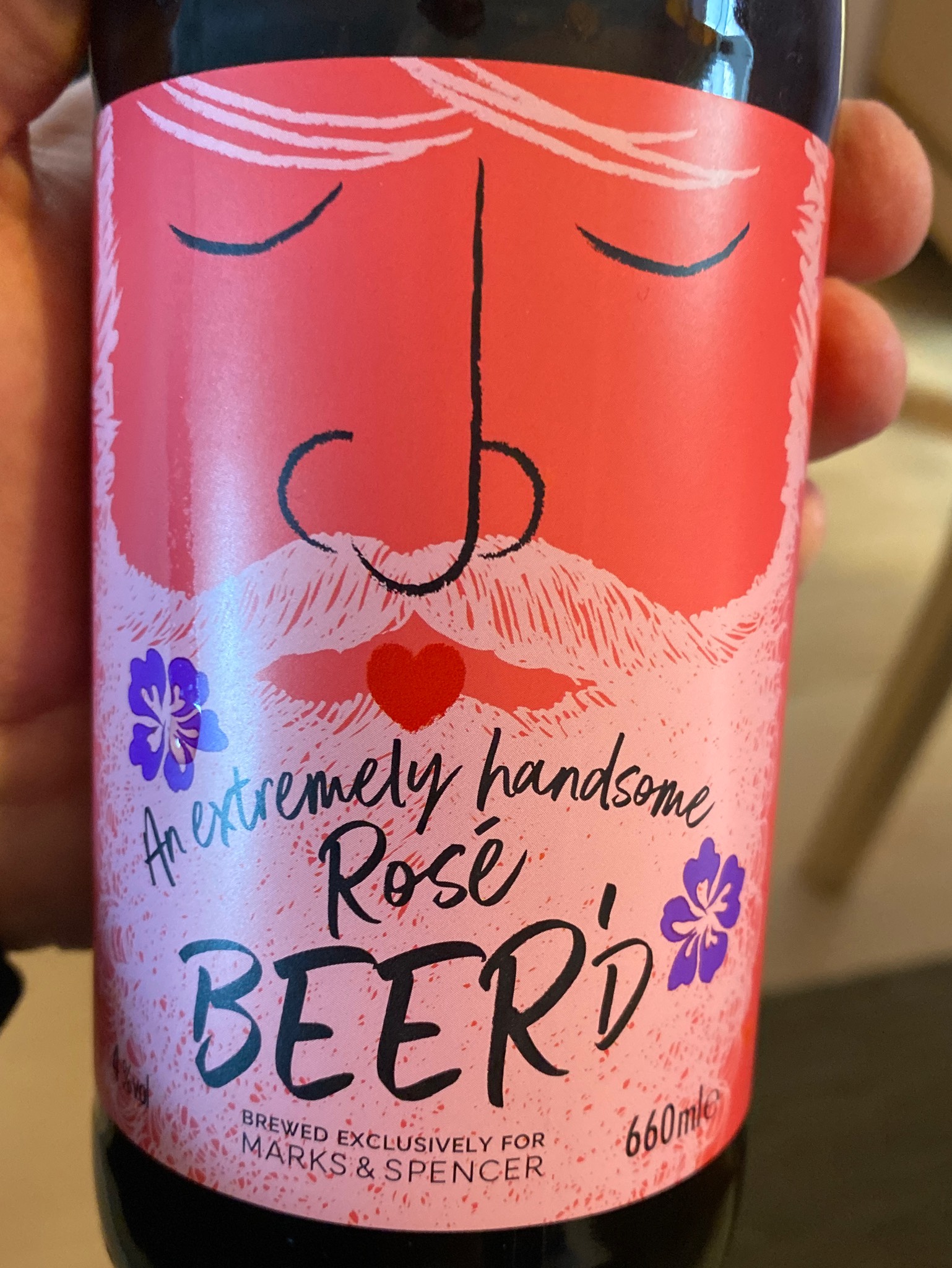 An extremely handsome Rose Beer'd, England