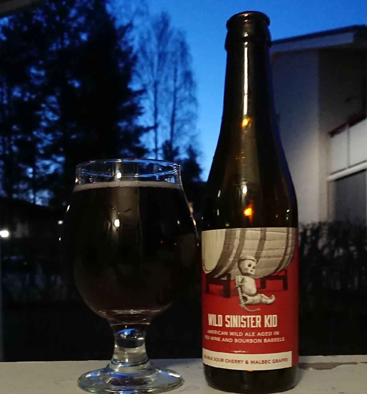 Wild Sinister Kid: Double Sour Cherry & Malbec Grapes, United States