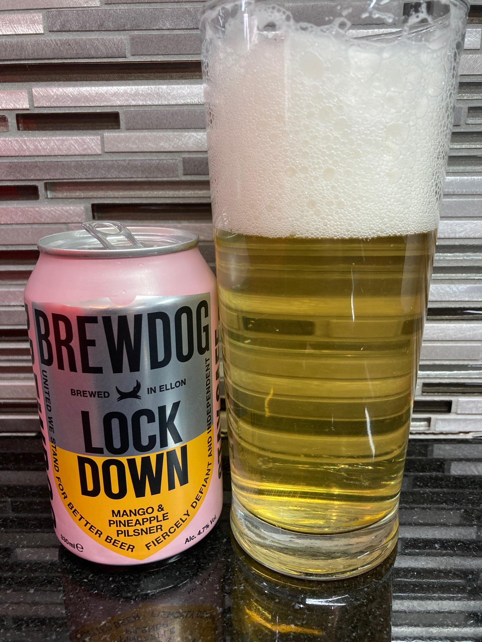 Lock Down Mango & Pineapple Pilsner, Scotland