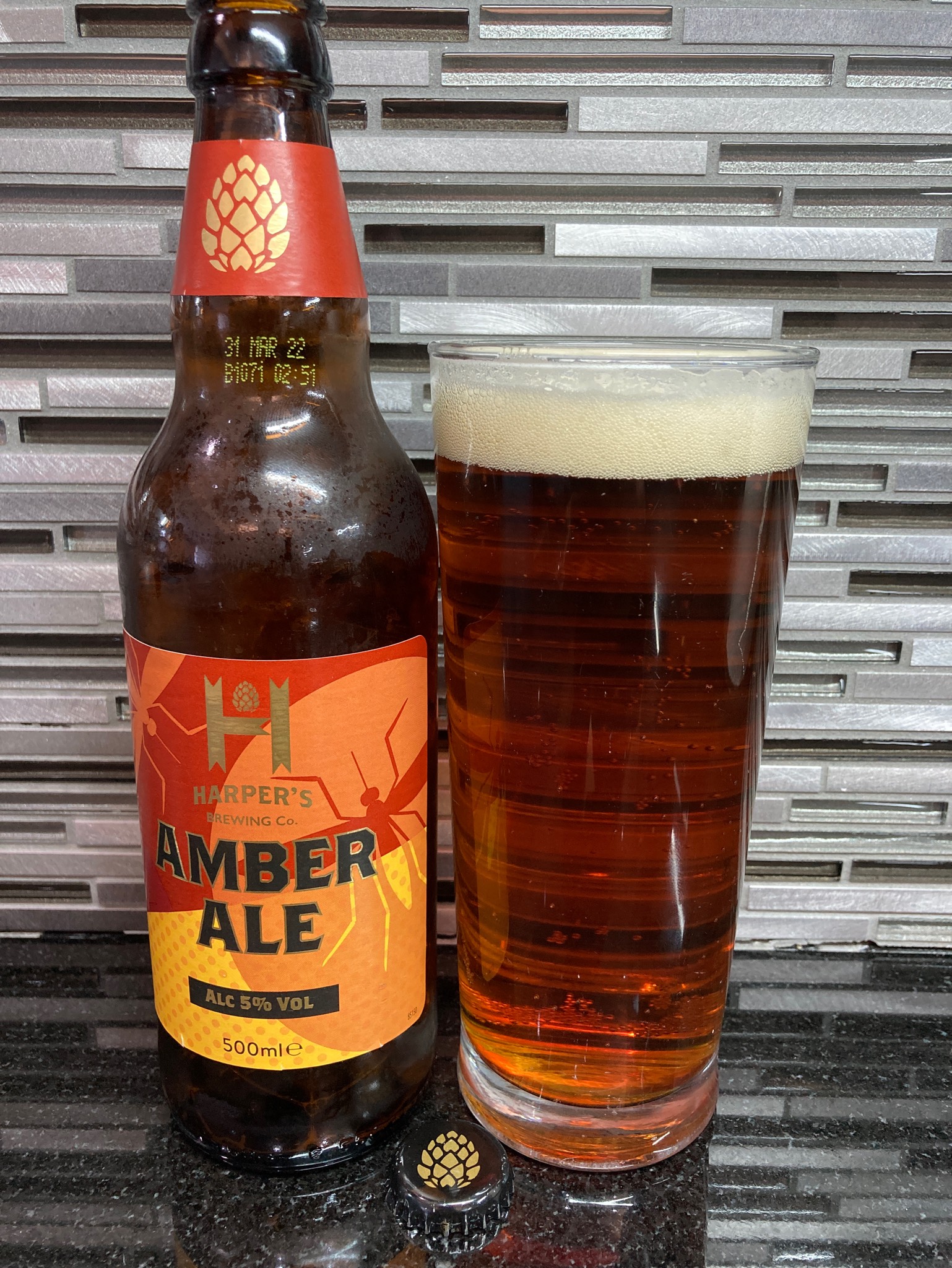 Harper's Amber Ale, England