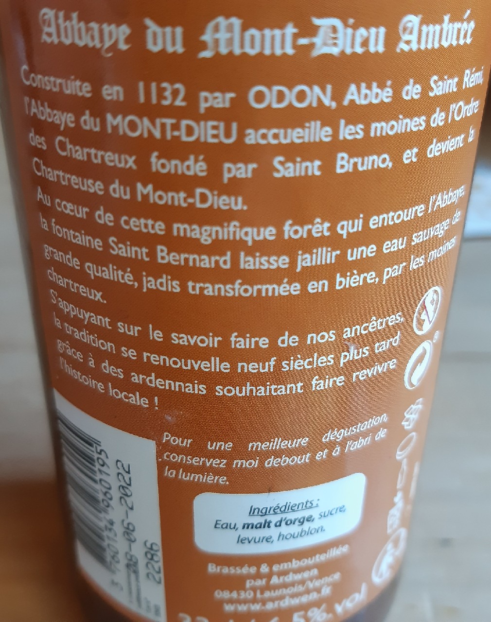 Abbaye Du Mont-Dieu Ambrée, France