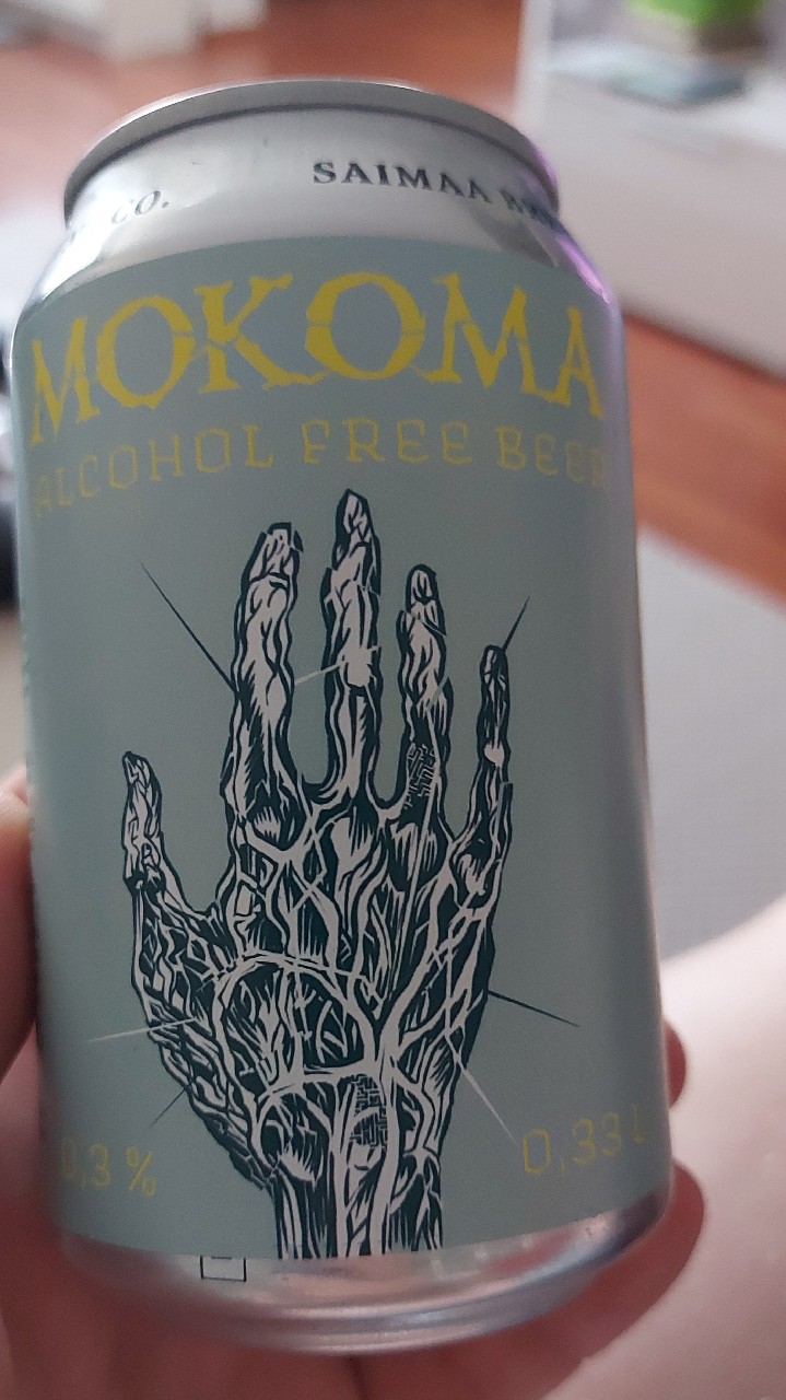 Mokoma alcohol Free Beer 0,3%, Finland