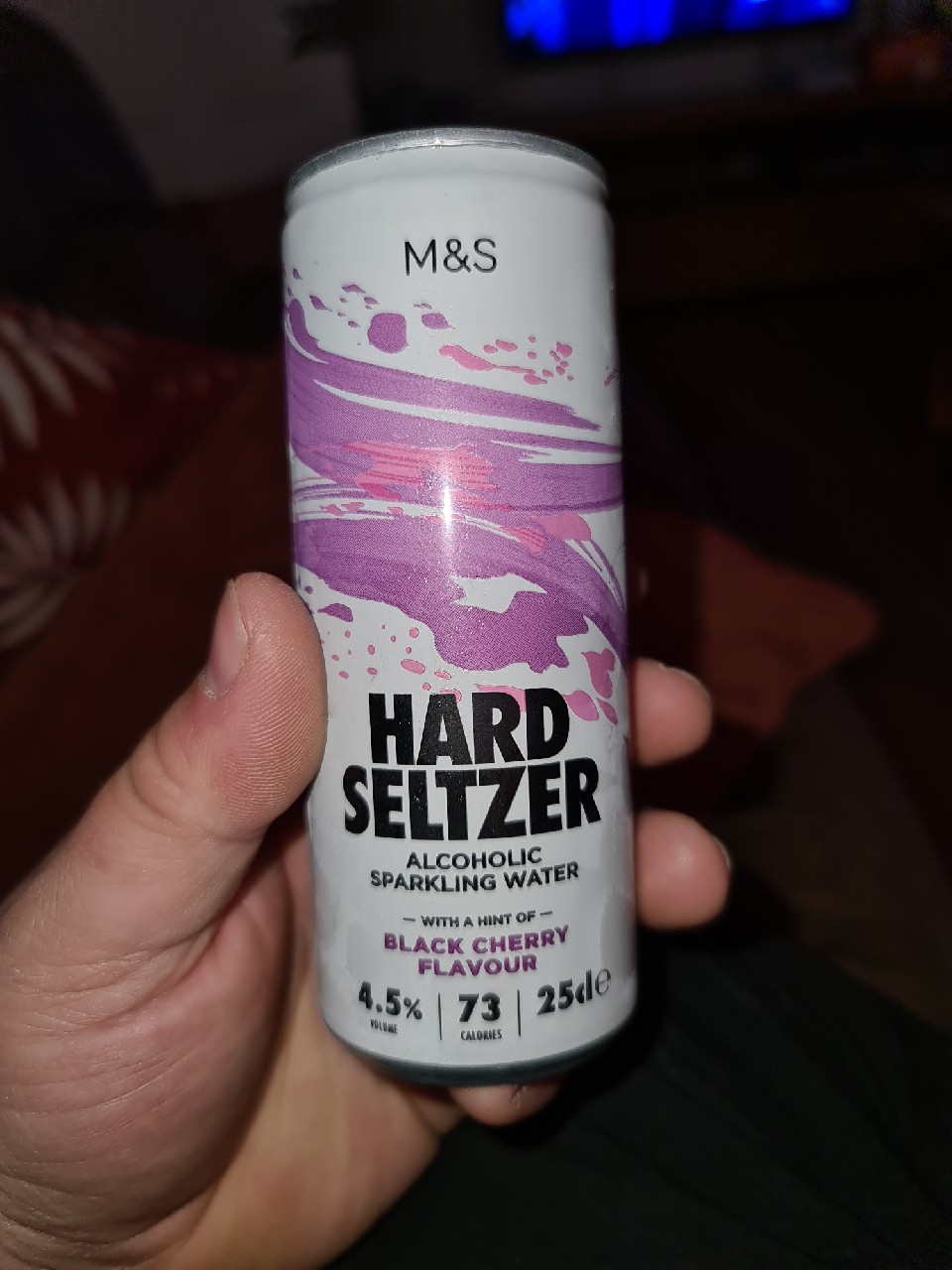 M&S Hard Seltzer Black Cherry, England