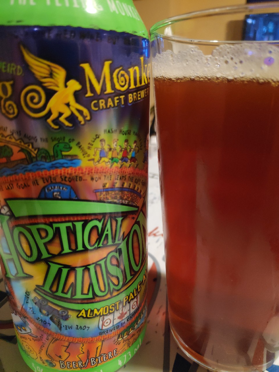 Hoptical Illusion, Canada