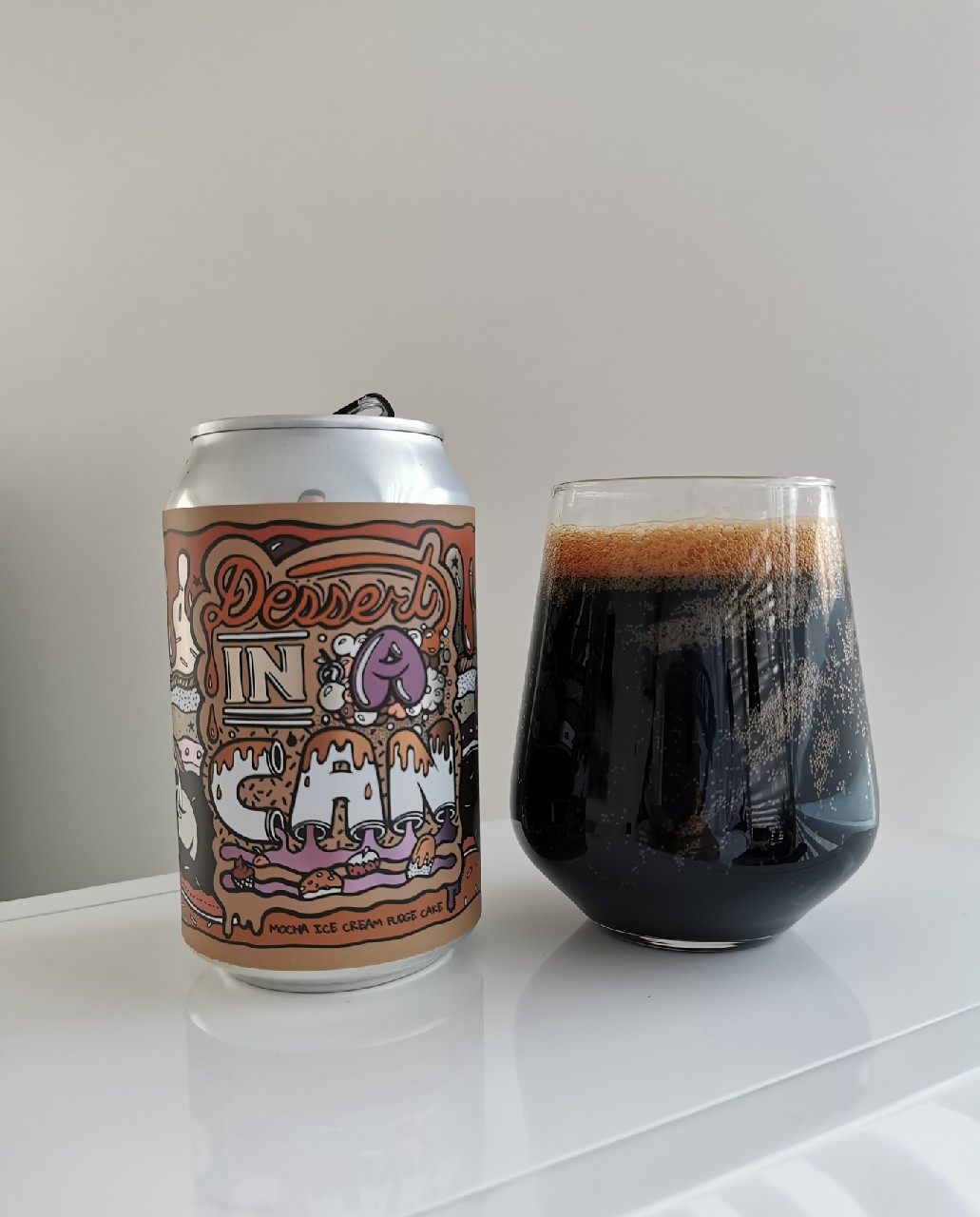 Dessert In A Can - Mocha Ice Cream Fudge Cake, Norway