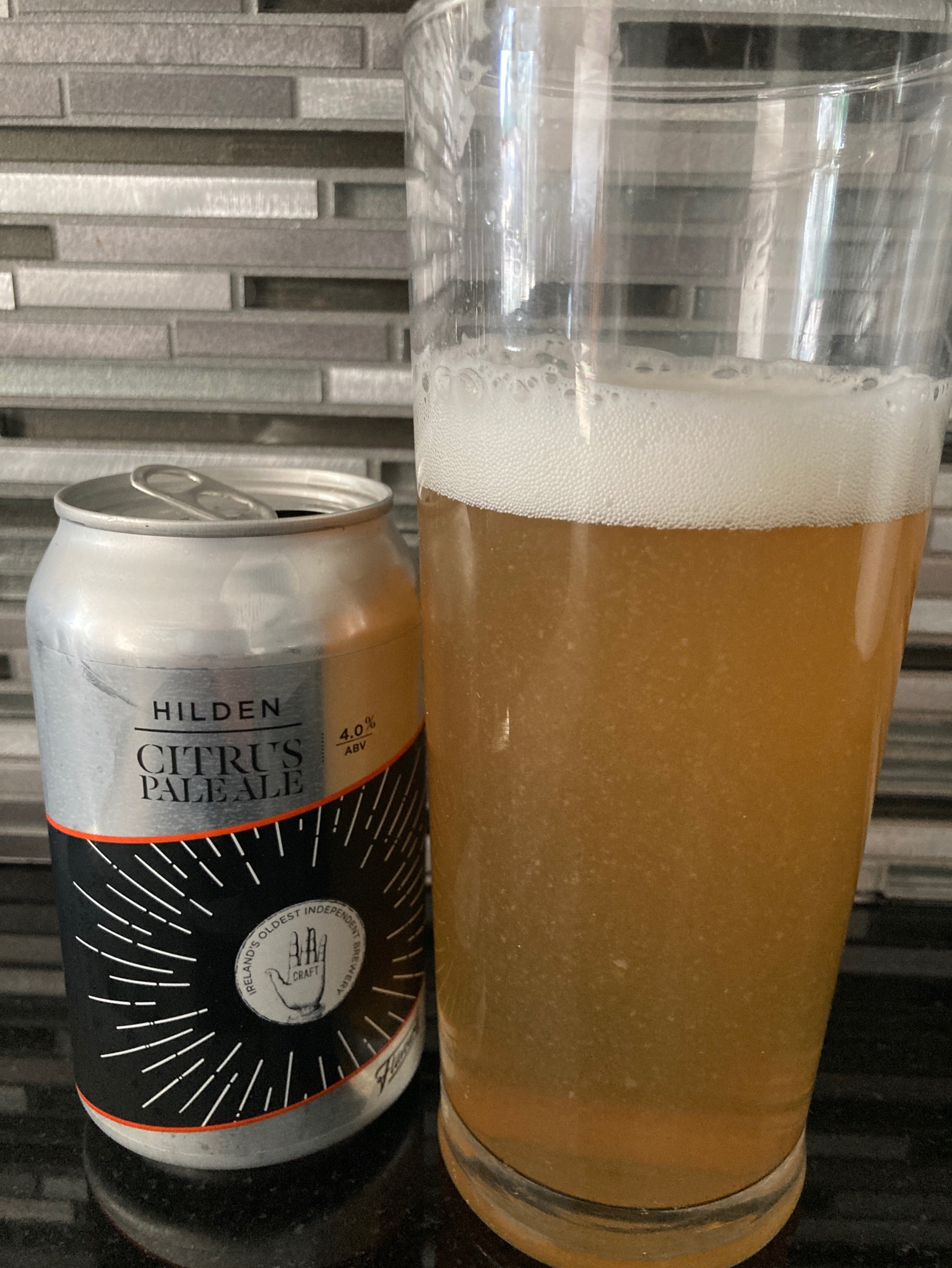 Hilden citrus pale ale, Northern Ireland