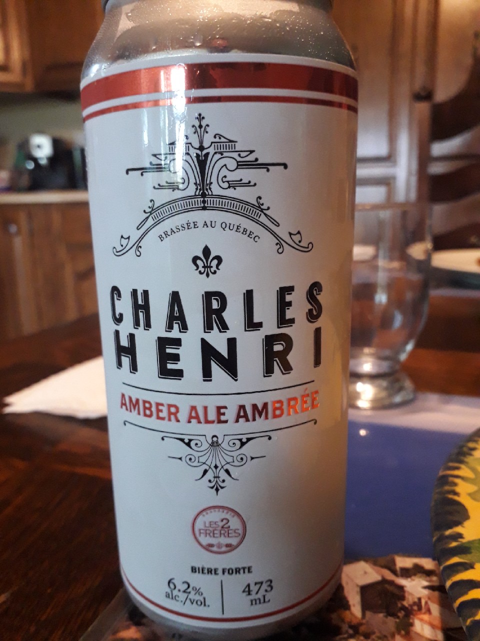 Charles Henri Amber Ale Ambrée, Canada