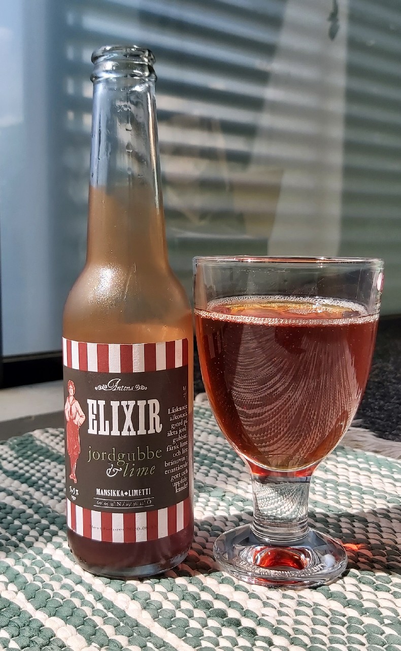 Antons Elixir Jordgubbe-Lime | Mansikka-Limetti, Finland