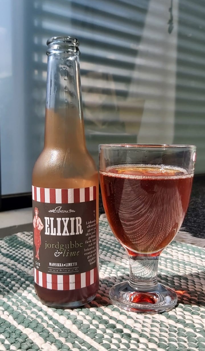 Antons Elixir Jordgubbe-Lime | Mansikka-Limetti, Finland