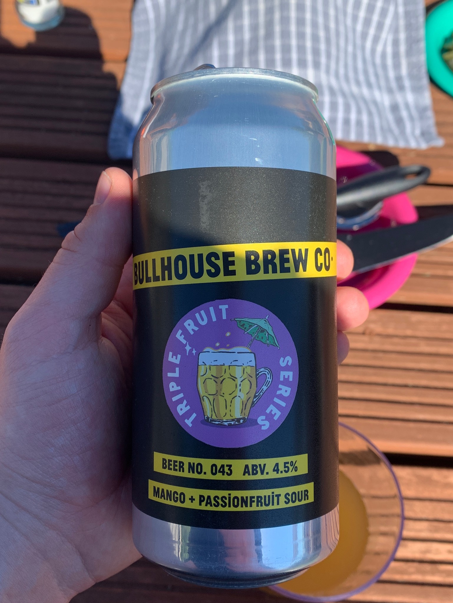 Beer No. 43 Mango + Passionfruit sour, Northern Ireland