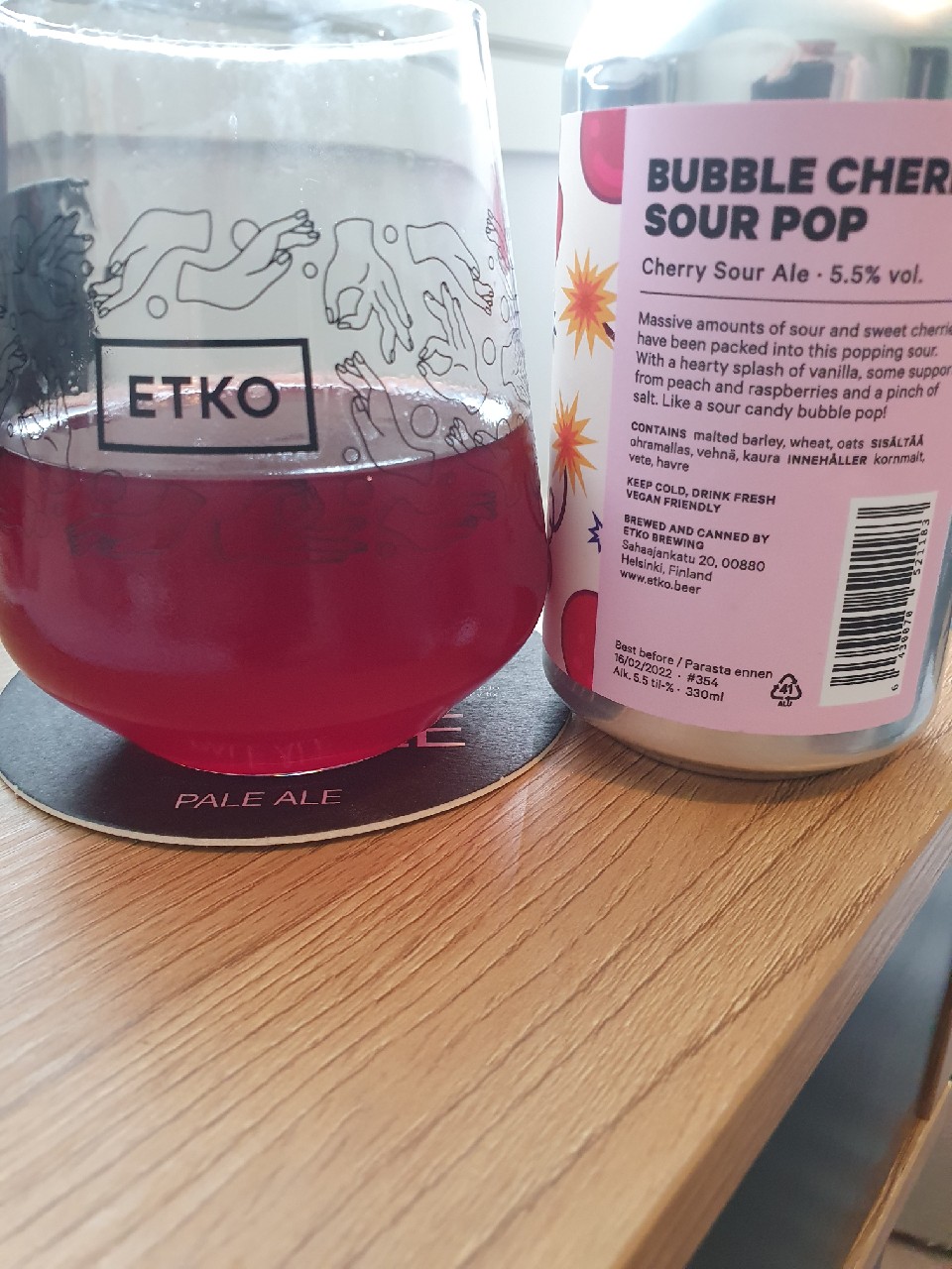 Bubble Cherry Sour Pop, Finland