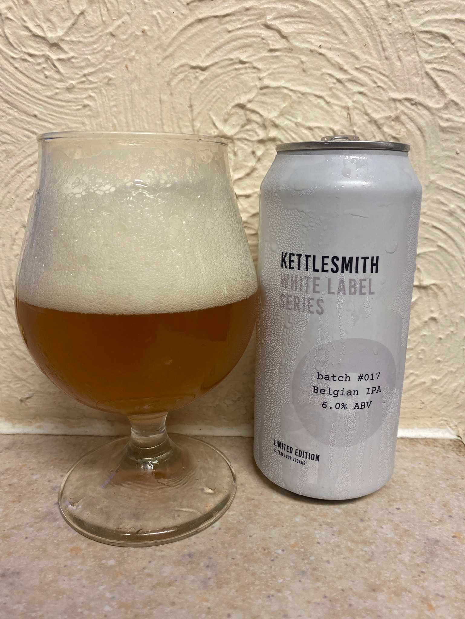 White Label Series. Batch #017 Belgian IPA, England
