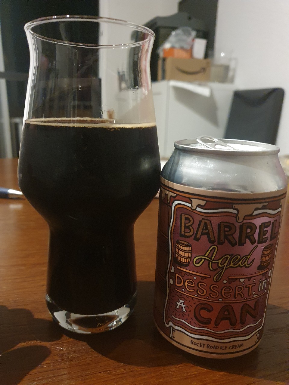 Barrel Aged Dessert In A Can - Rocky Road Ice Cream, Norway