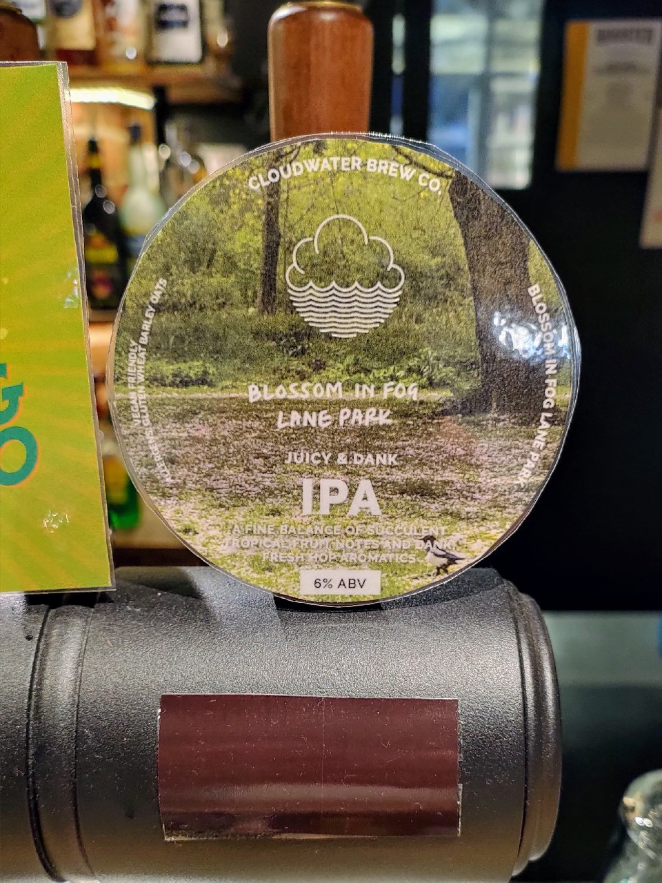 Blossom In Fog Lane Park, England