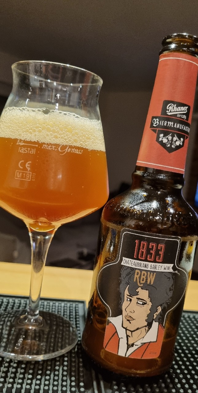 1833 RBW Chateaubriand Barley Wine, Germany