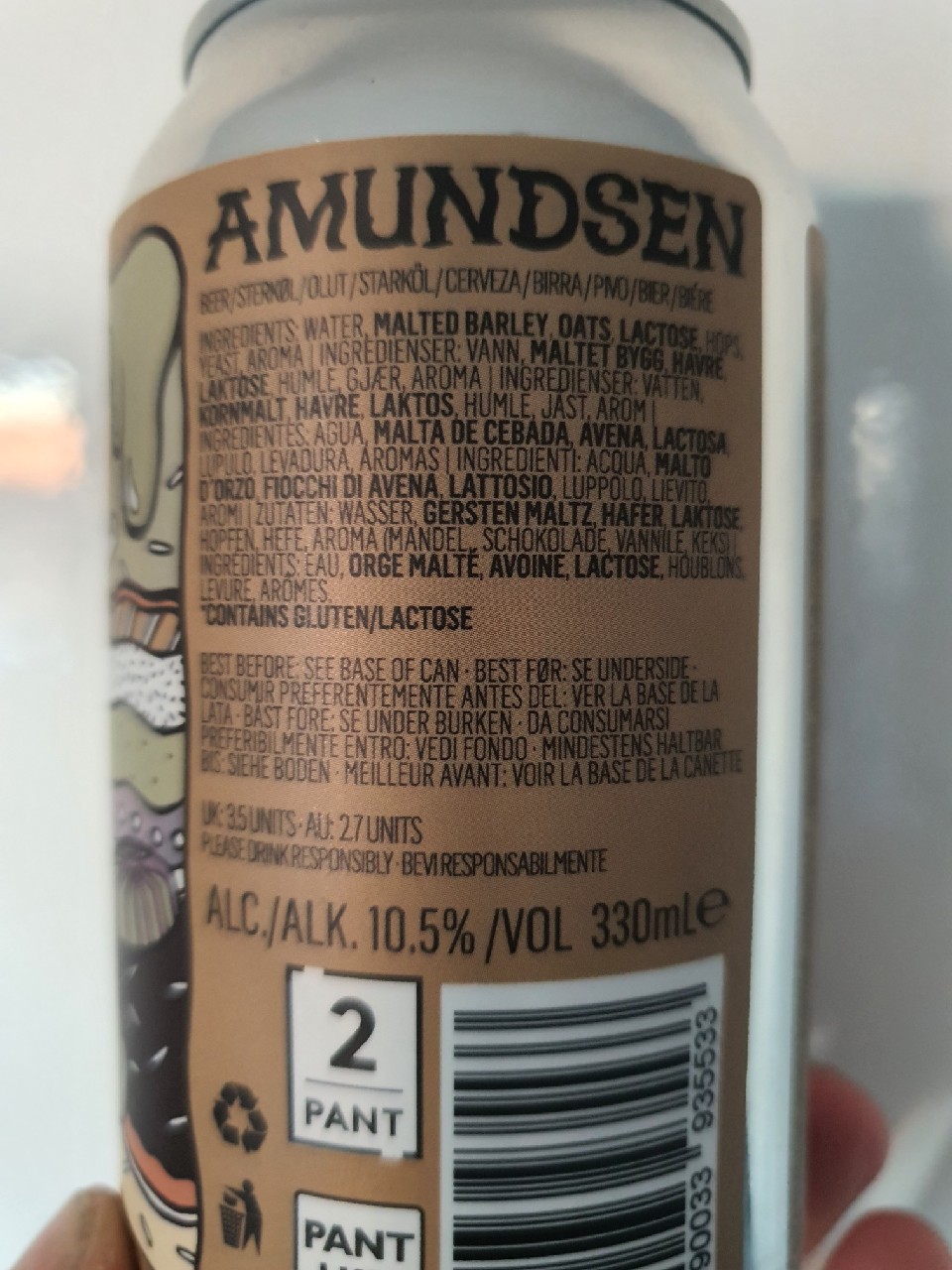 Dessert In A Can - Marzipan Chocolate Shortbread, Norway