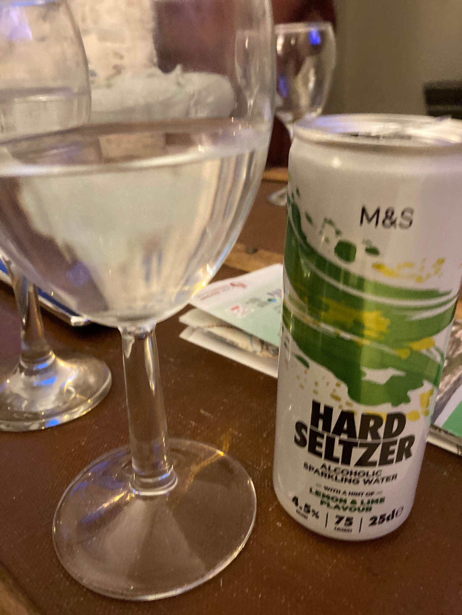 M&S Hard Seltzer Lemon and Lime, England