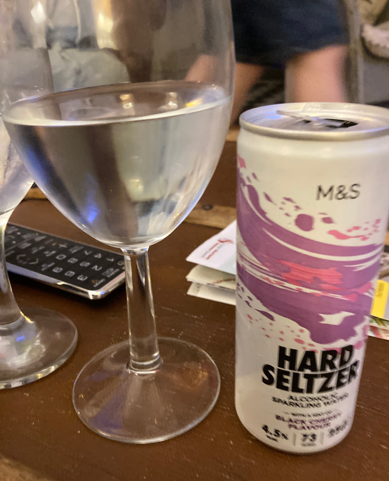 M&S Hard Seltzer Black Cherry, England