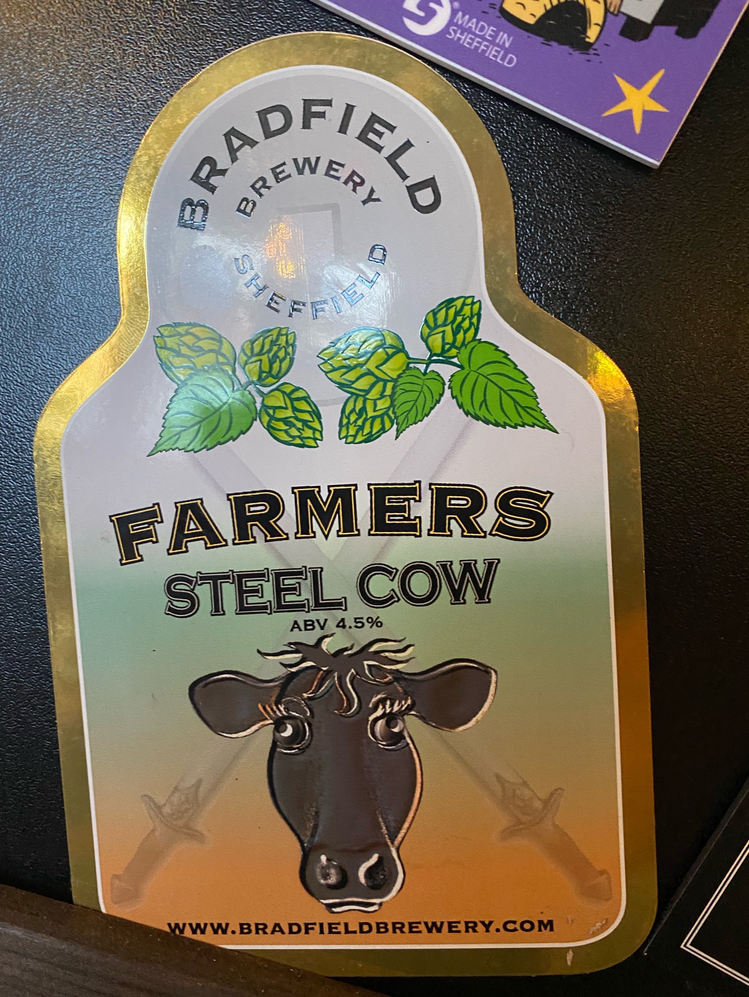 Farmers Steel Cow, England