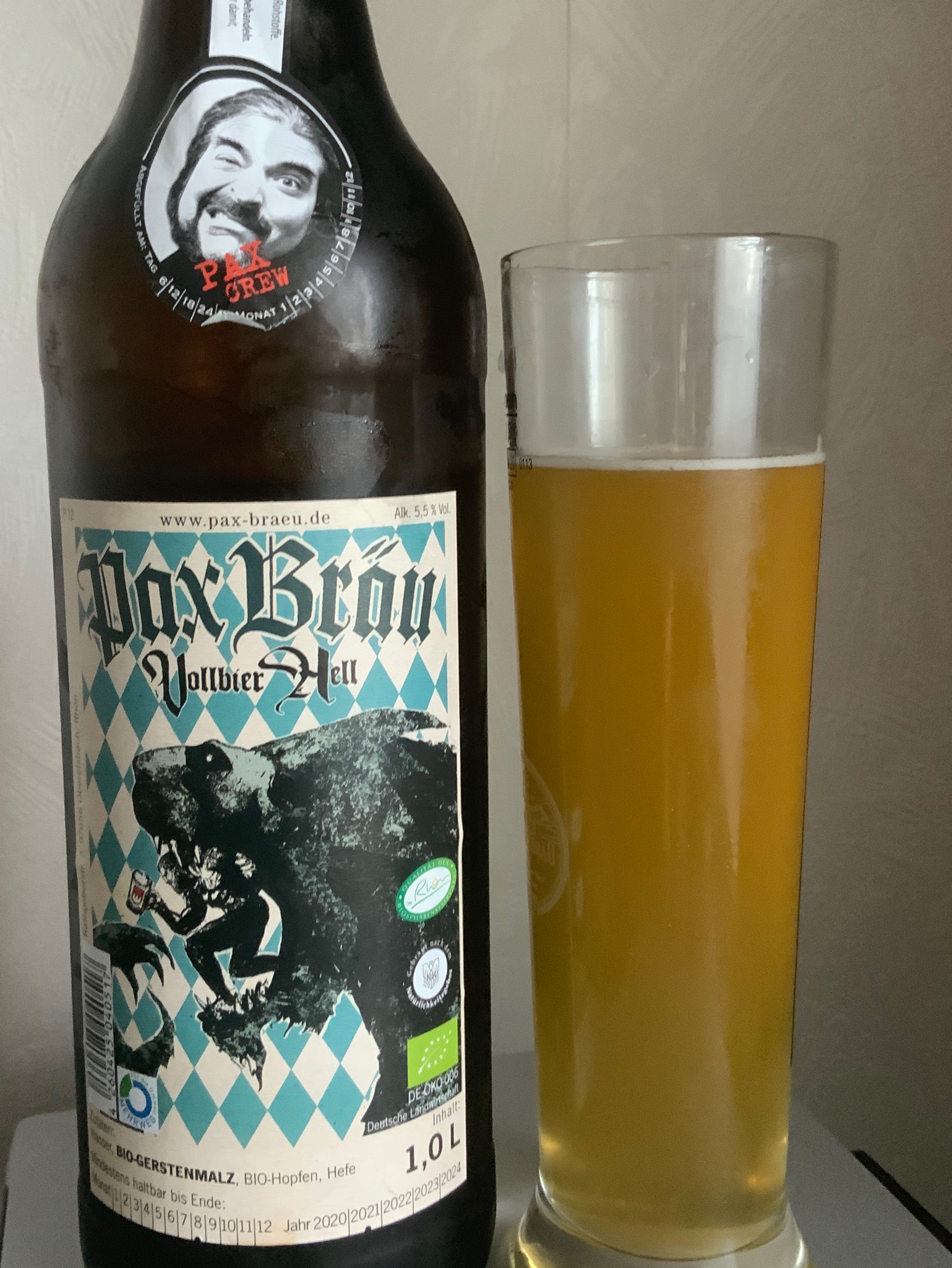 Pax Bräu Vollbier Hell, Germany