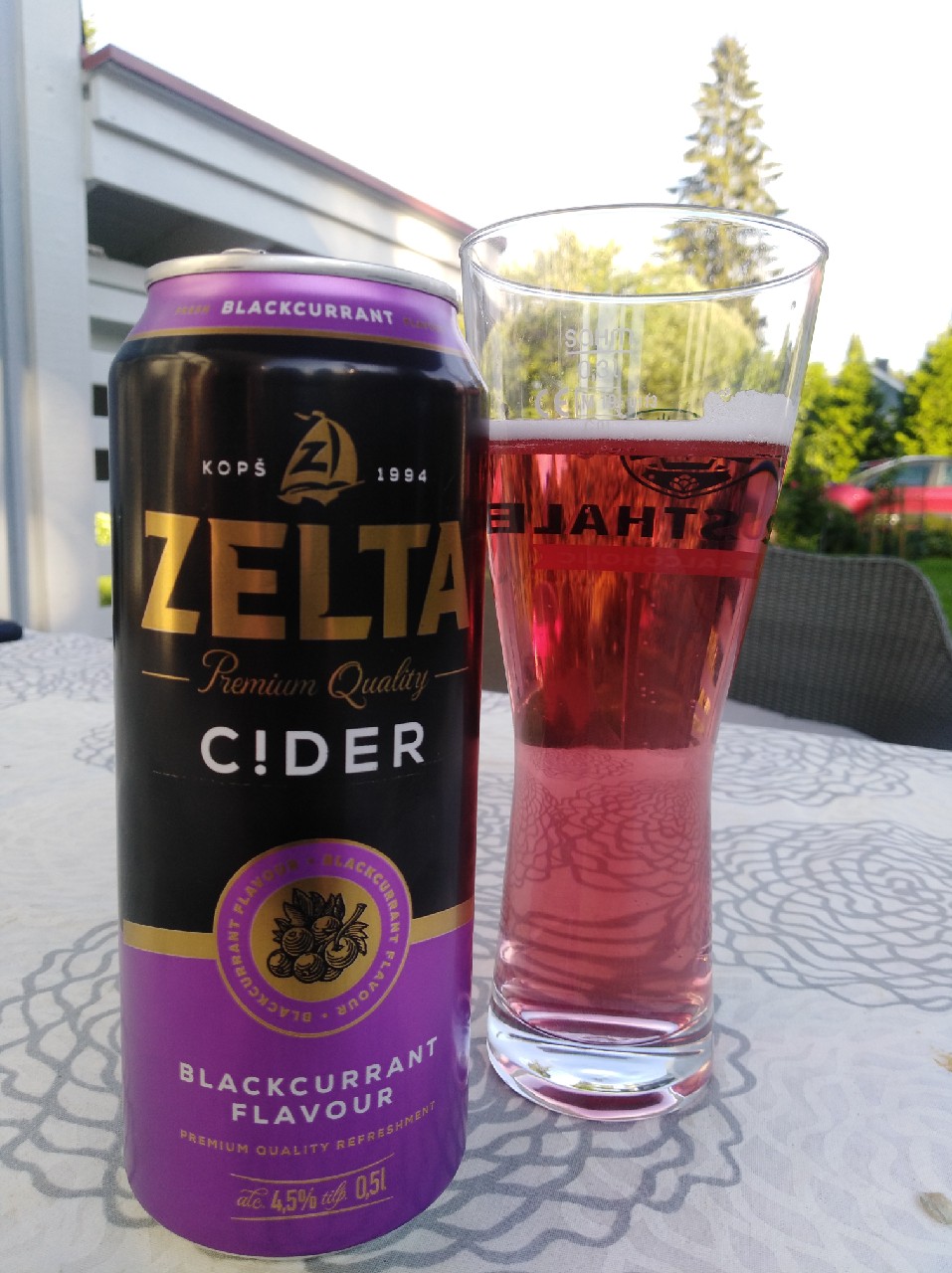 Zelta Cider Blackcurrant Flavour, Latvia