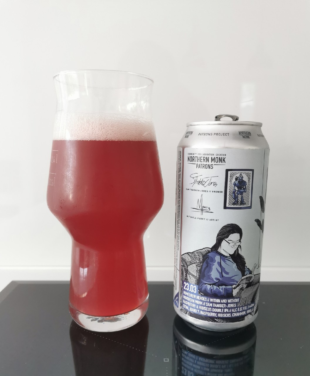 Patrons Project 23.03 Raspberry & Hibiscus DIPA, England