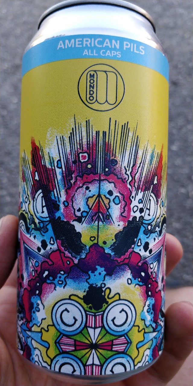 All Caps American Pilsner, England