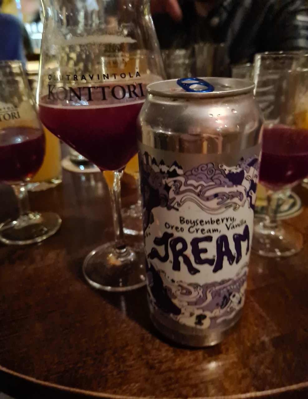 Boysenberry, Oreo Cream, Vanilla J.R.E.A.M., United States