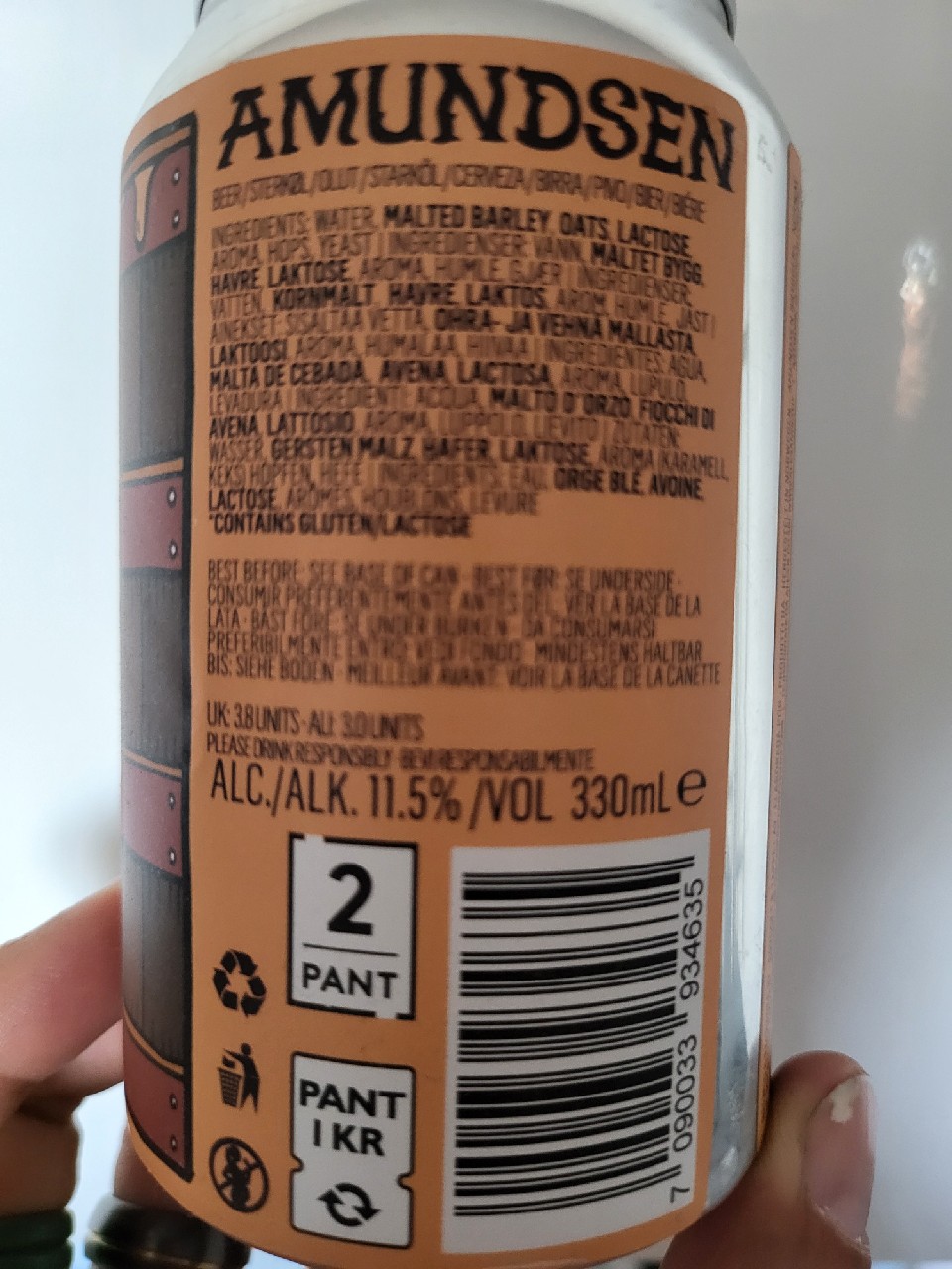 Barrel Aged Dessert In A Can - Salted Caramel Choc Chip Cookie, Norway