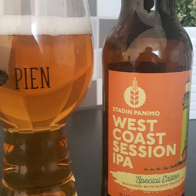 West Coast Session IPA Seasoned With Blood Orange Peel, Finland